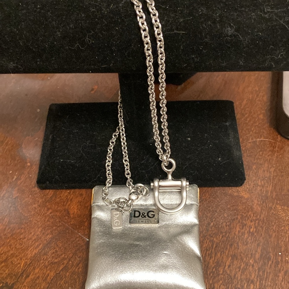 Dolce Gabbana Retro Horsebit Necklace